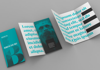 3 Trifold Brochure Mockups