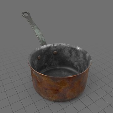 Rusty saucepan