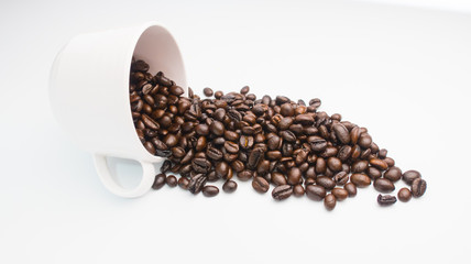 coffee bean isolate on white background