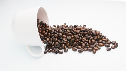 coffee bean isolate on white background