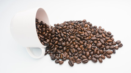 coffee bean isolate on white background