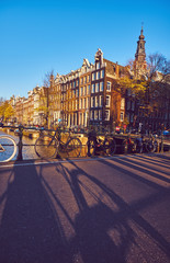 Fototapeta premium Amsterdam in the fall.