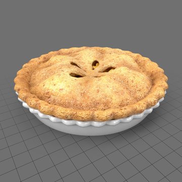 Baked apple pie 3