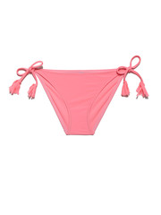 Children's pink swimsuit isolated on white background