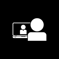 Webinar, Online Coaching Icon