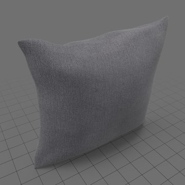 Plain throw pillow