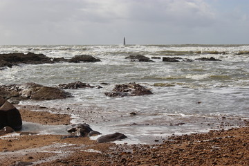 Phare des Barges en hiver