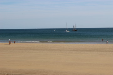 voiliers en face des Sables d'Olonne