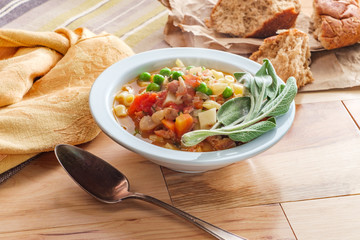 Italian Sausage Minestrone Soup