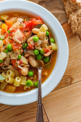 Italian Sausage Minestrone Soup