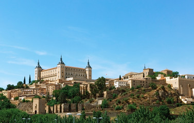 Fototapeta na wymiar Toledo fortress Alcazar