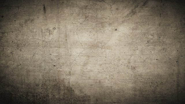 Braune rustikale Hintergrund Textur mit dunklen Ecken und verschmutzten Strukturen.