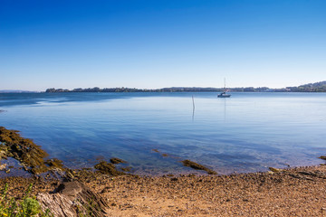 Neixon beach and Rianxo cove