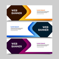 abstract vector banners.modern template design for web