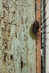 Old rusty door for background