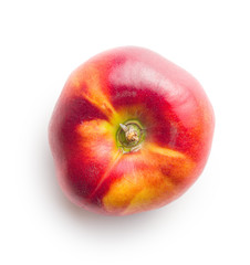 Ripe flat nectarines.