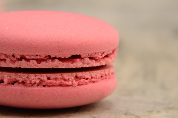 Makaruns In Three Different Colors.