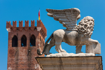 The town of Bassano del Grappa in Italy