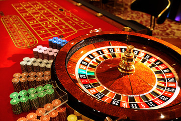 Roulette at the casino. Casino concept