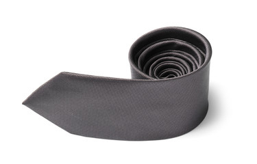 Stylish color male necktie isolated on white