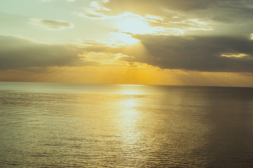 Fototapeta premium Sunset over Water