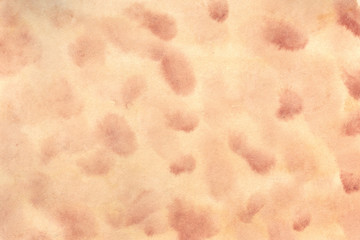 Brown watercolor abstract background, like burnt sand or desert dunes. watercolor hand drawn illustration