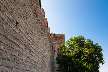 The town of Bassano del Grappa in italy