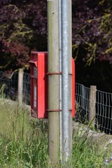 postbox on a pole