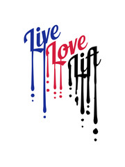 tropfen graffiti trainieren gewicht heben liebe pumpen hantel logo live love lift I love schwitzen bodybuilder stark muskeln cool kerl fitness studio stemmen sexy k&ouml;rper clipart