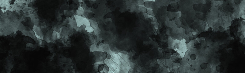 abstract dark painted background with vintage watercolor faded effect