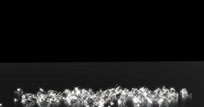 You win broken glass videogame on black