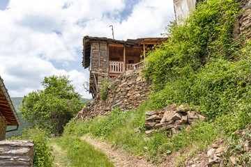 Kosovo Village with nineteenth century houses, Plovdiv Region, Bulgaria