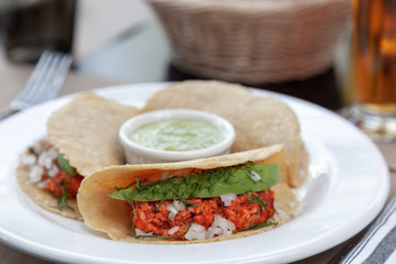 tacos al pastor de pescado