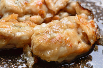 牡蠣のバター焼き