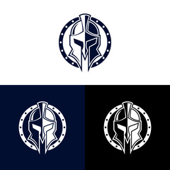 Warrior Knight Logo Stock Vector