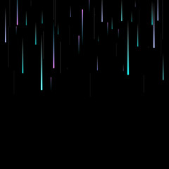 Fast Effect. Motion Neon Light Movement static