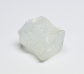 Aquamarine raw gemstone crystal