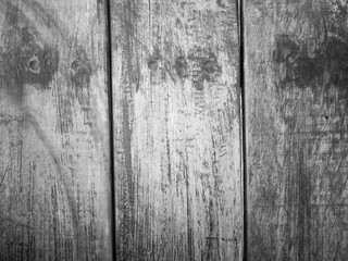 Background Old rustic wood texture - black and white