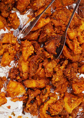  Indian street food fried small fish,ready to serve    