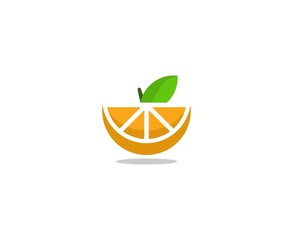 Orange fruit logo 