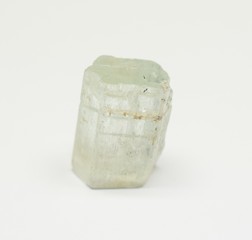 Aquamarine natural raw gemstone crystal