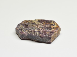 Ruby raw gemstone
