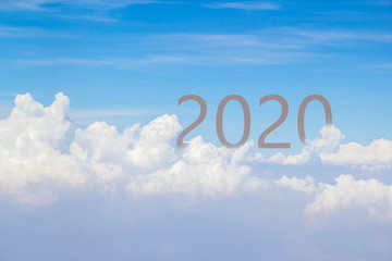 Fototapeta premium blue sky and white cloud