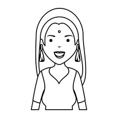 beautiful woman from india character