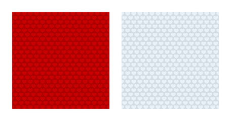 Red and white heart patterned backgrounds