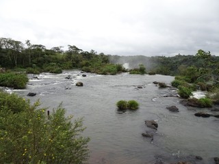 Iguazu Falls in Argentina and Brazil