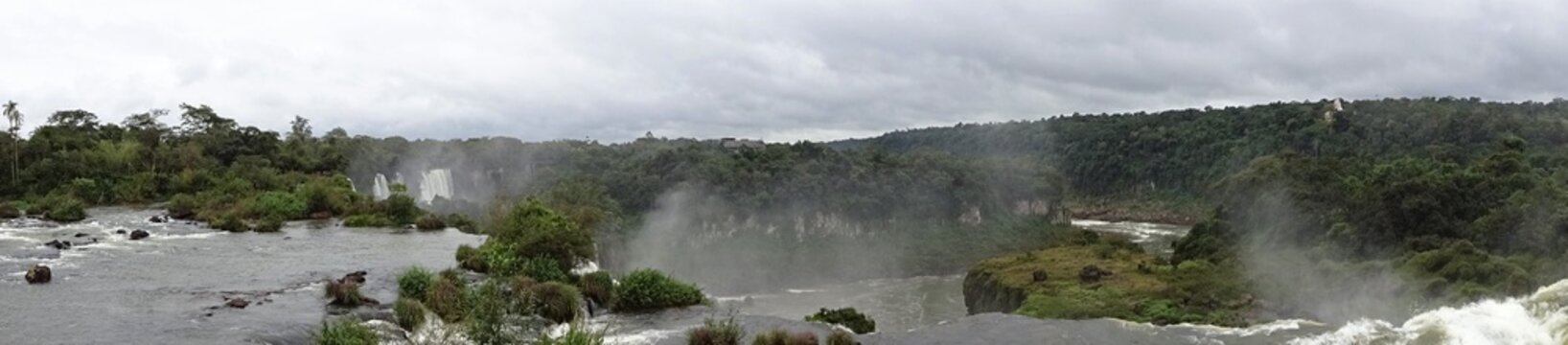 Iguazu Falls in Argentina and Brazil