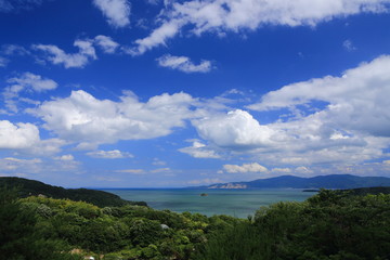 Katakami bay in Japan