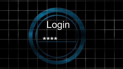 Login screen - Password invalid, Cyber Security