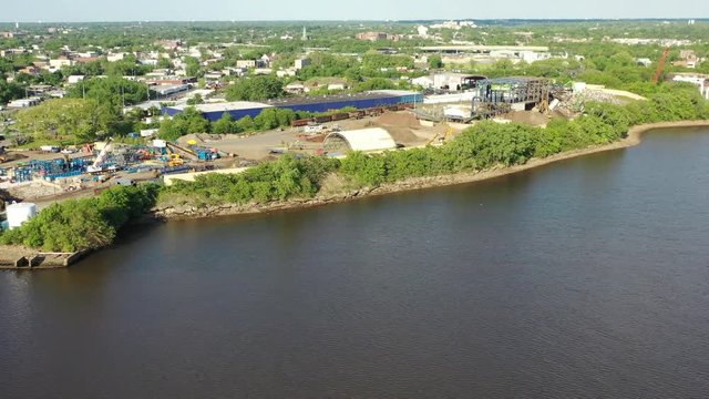 Manufacturing Plants along the Camden New Jersey Waterfront